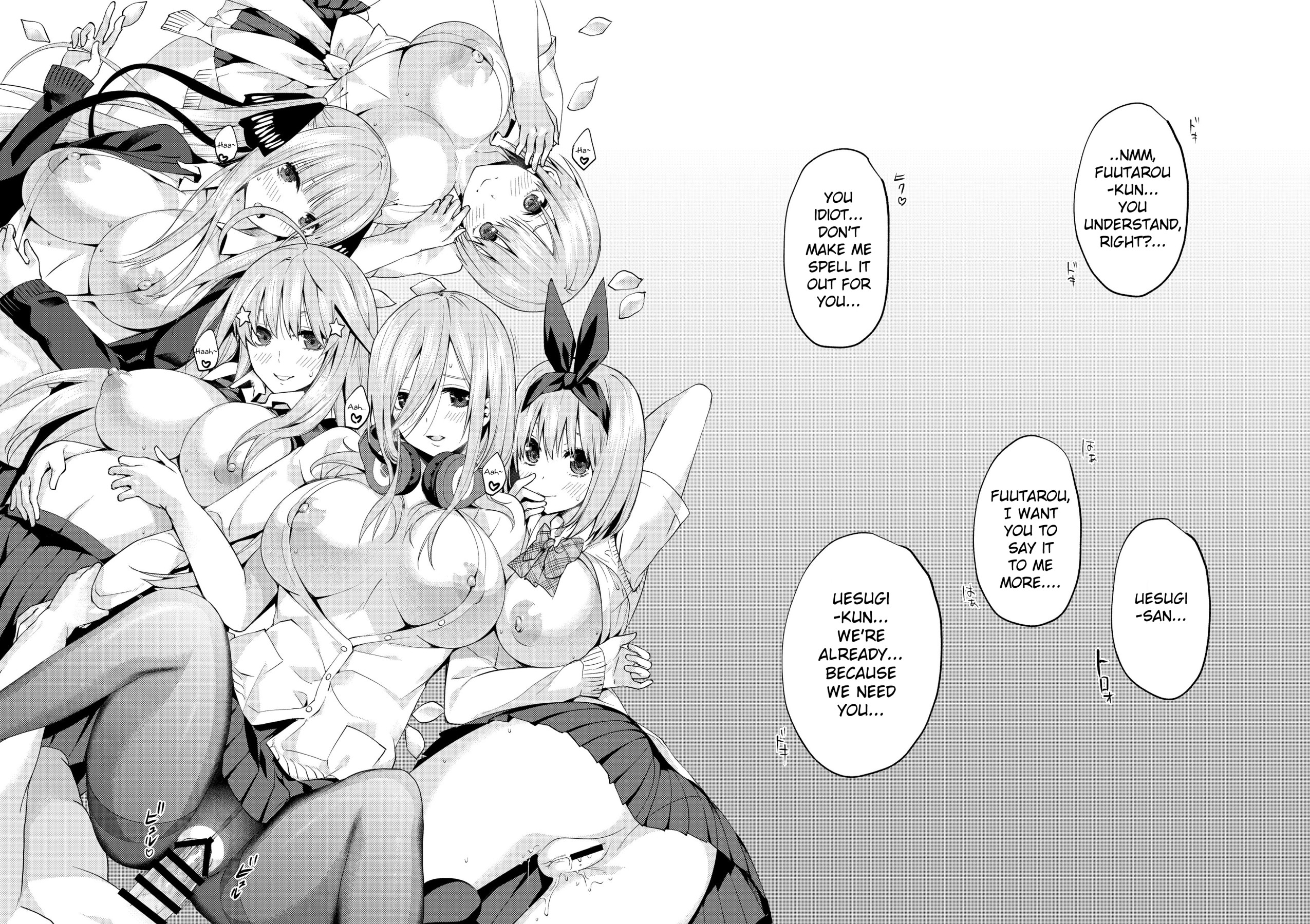 Hentai Manga Comic-Five Fifths -after- -Nakano Quintuplets' Harem END--Read-17